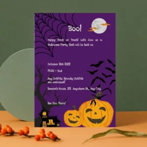 Playful Halloween Party Invitation