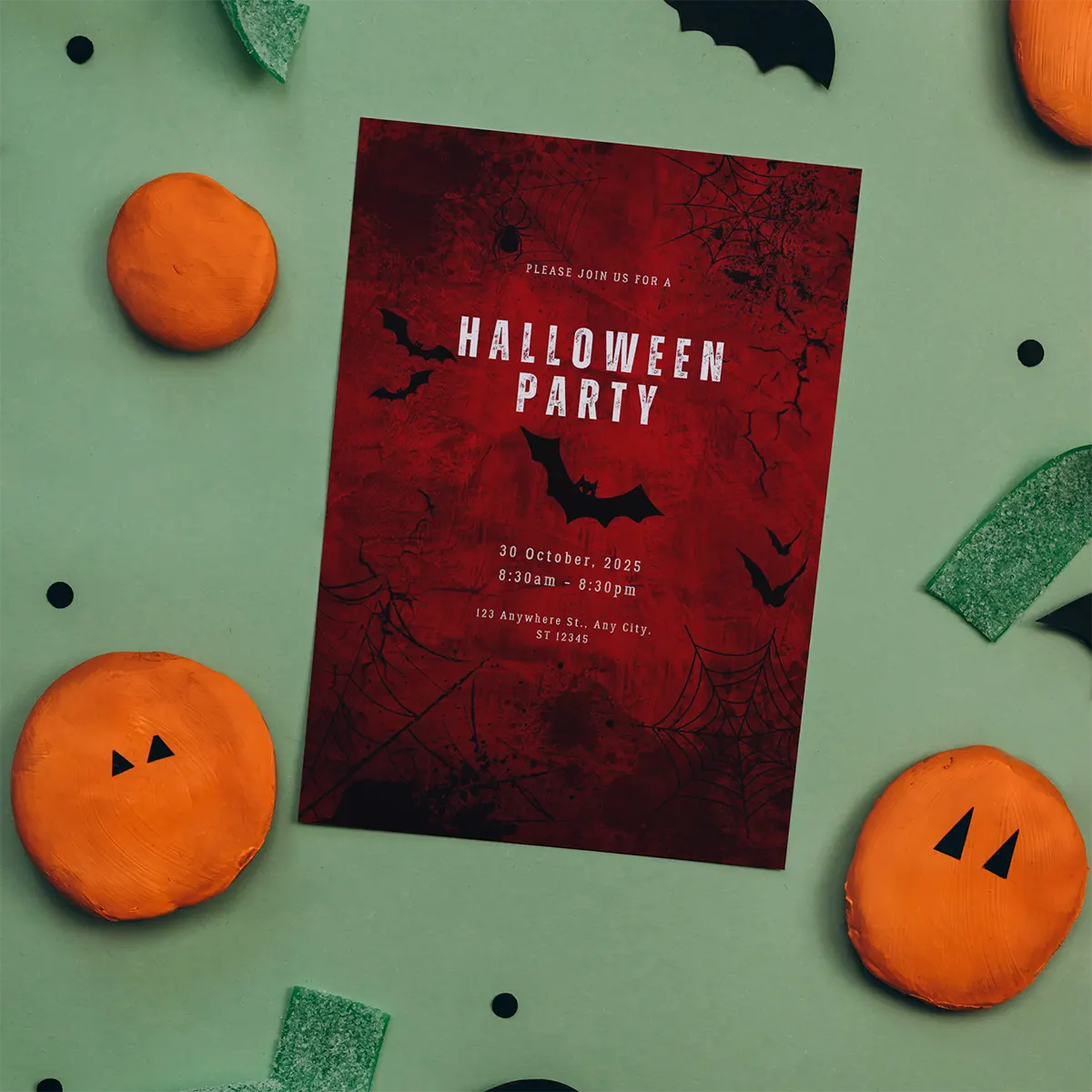 Gothic Halloween Party Invitation - Image 2